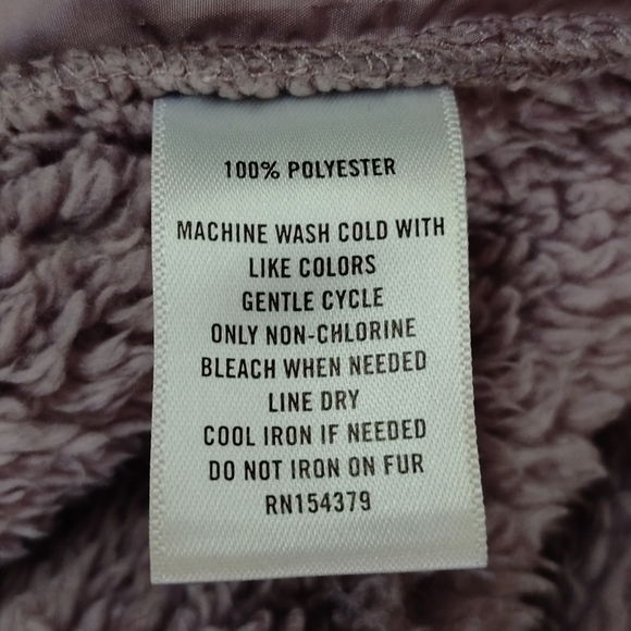 Aeropostale Women's Purple Fleece Jacket Size M - Picture 10 of 10